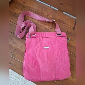 Bagallini Crossbody Pink Messenger Bag